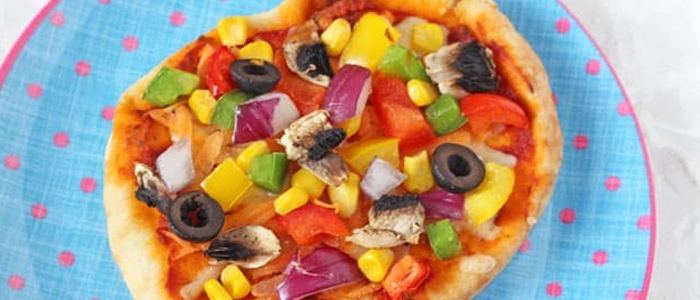 Pizza With Chips For Kids 