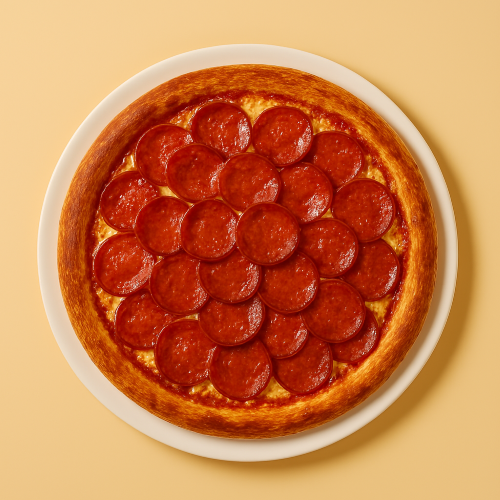7" Pepperoni Deluxe Pizza 