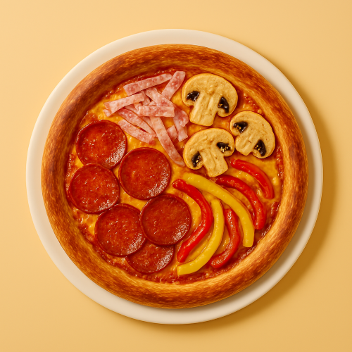 7" Quattro Stagioni Pizza 