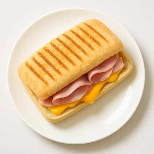 Ham & Cheddar Panini 