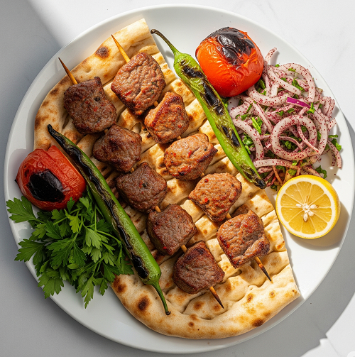 Chicken & Lamb Shish Kebab 