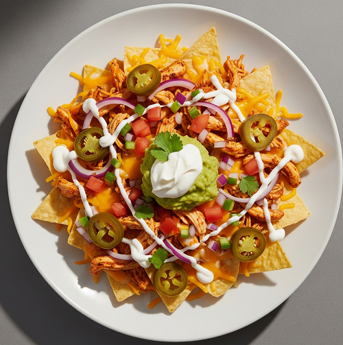 Cheesy Chicken Nachos 