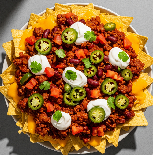 Cheesy Chilli Nachos 