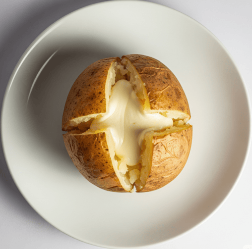 Two Fillings Baked Potato 