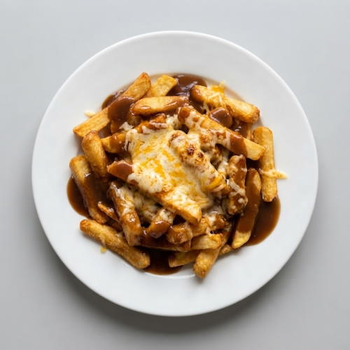 Chips, Cheese & Curry Sauce 